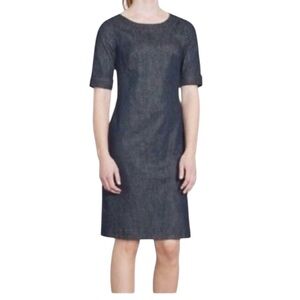 Boden Freya Denim Blue Dress Size 6L